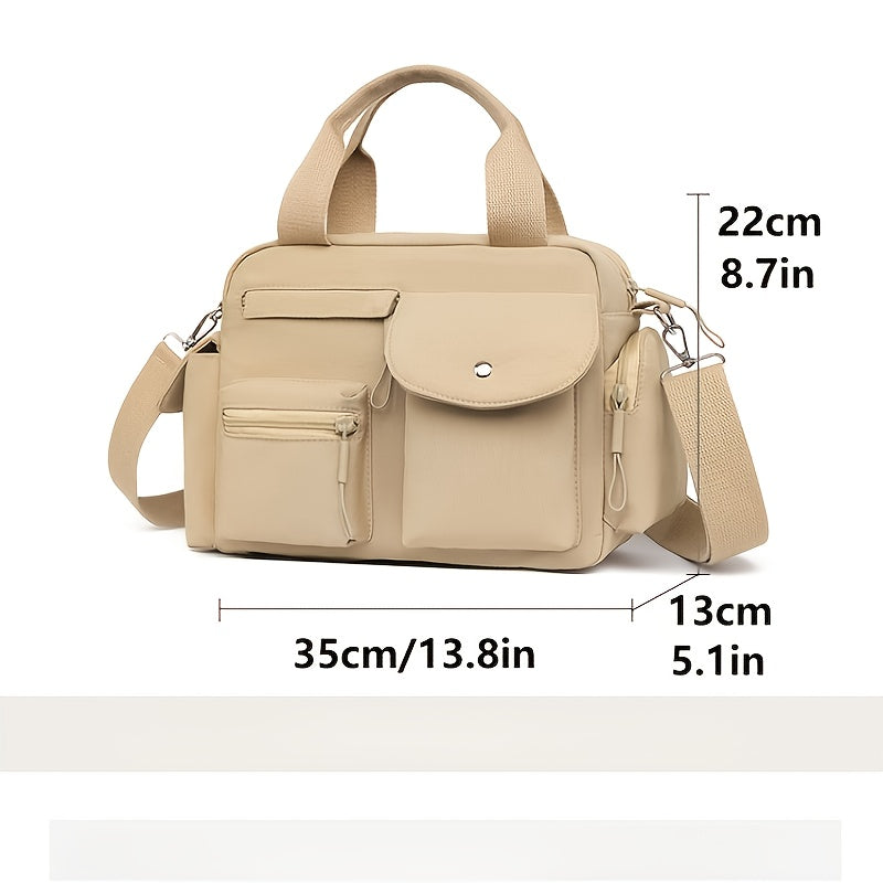 Sac bandoulire pour femme avec plusieurs poches et compartiments grande capacit adapt en bandoulire en travers ou  la main idal pour le travail le quotidien et les courses nouveau printempst 2025