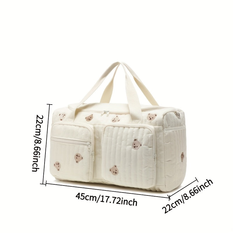Sac  Langer Grande Capacit pour MamanSac dHpitalSac de Maternit  Sac  Langer Durable avec Compartiment Principal  Fermeture clair Poche Avant Poches Latrales  Organisateur pour Couches Lingettes Biberons Idal pour les Voyages et lUsage