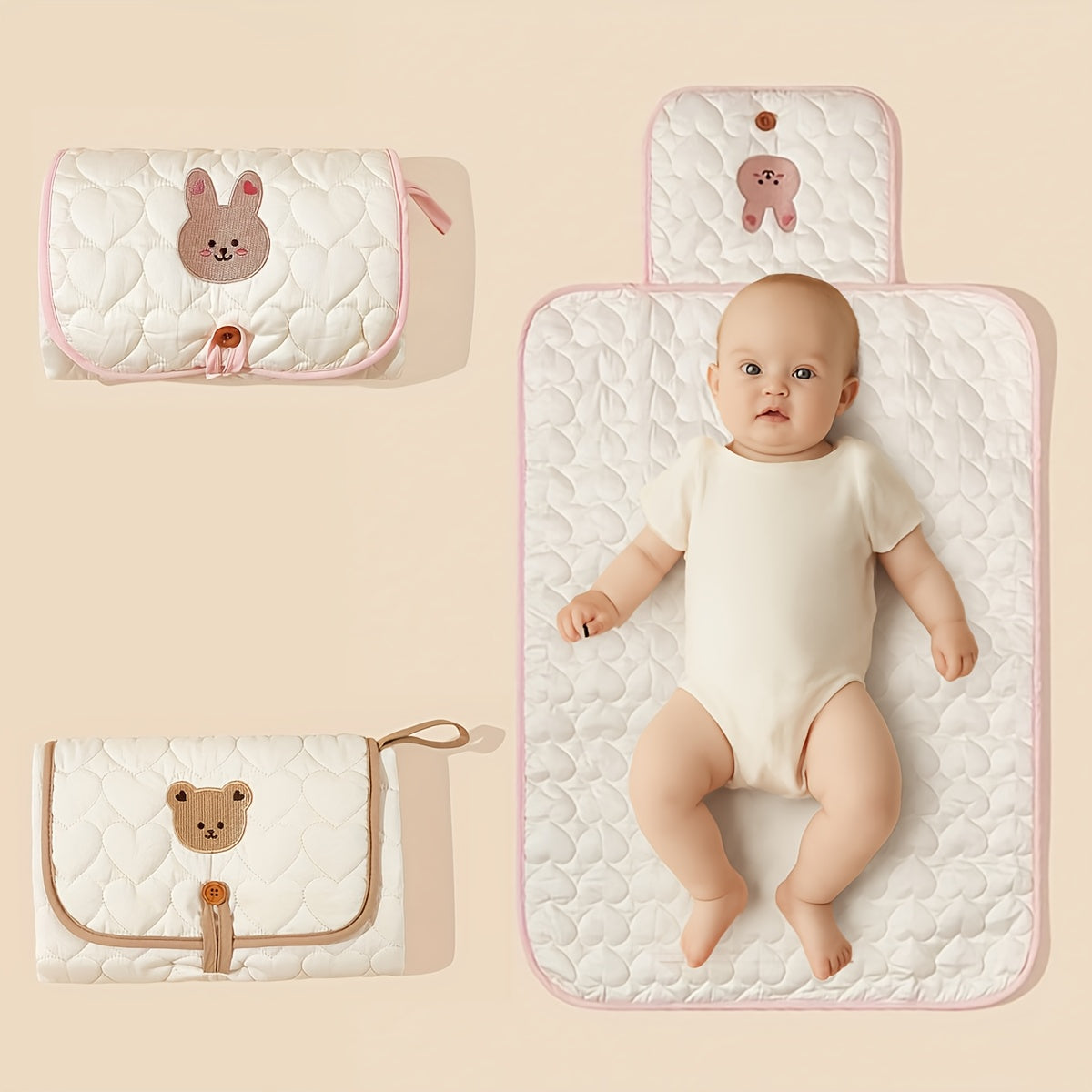1 sac  couches portable tapis de change pliable sac  couches  suspendre pour sorties de maman
