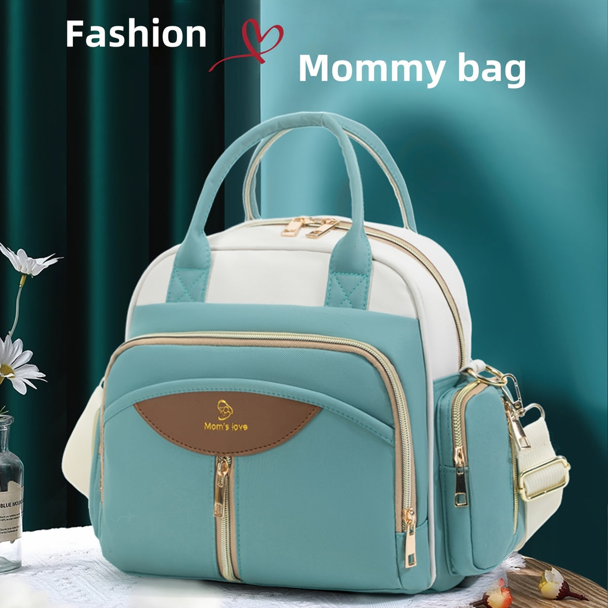 Grand Sac Parent Multifonction Lger  Sacoche  Dos Vintage pour Maternit et Sorties Style Voyage avec 4 Options de Couleurs Cadeau Idal pour les Vacances